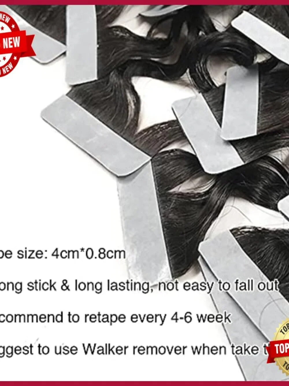 Kinky Straight Tape In Hair Extensions 100% Human Hair 16 Inches 40pcs